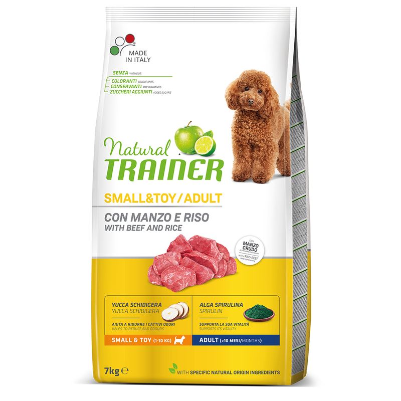 Zooplus Natural Trainer Adult Small & Toy con Manzo & Riso Acquista Ora