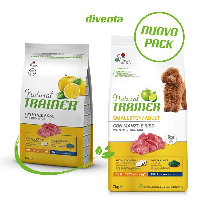 Zooplus Natural Trainer Adult Small & Toy con Manzo & Riso Acquista Ora