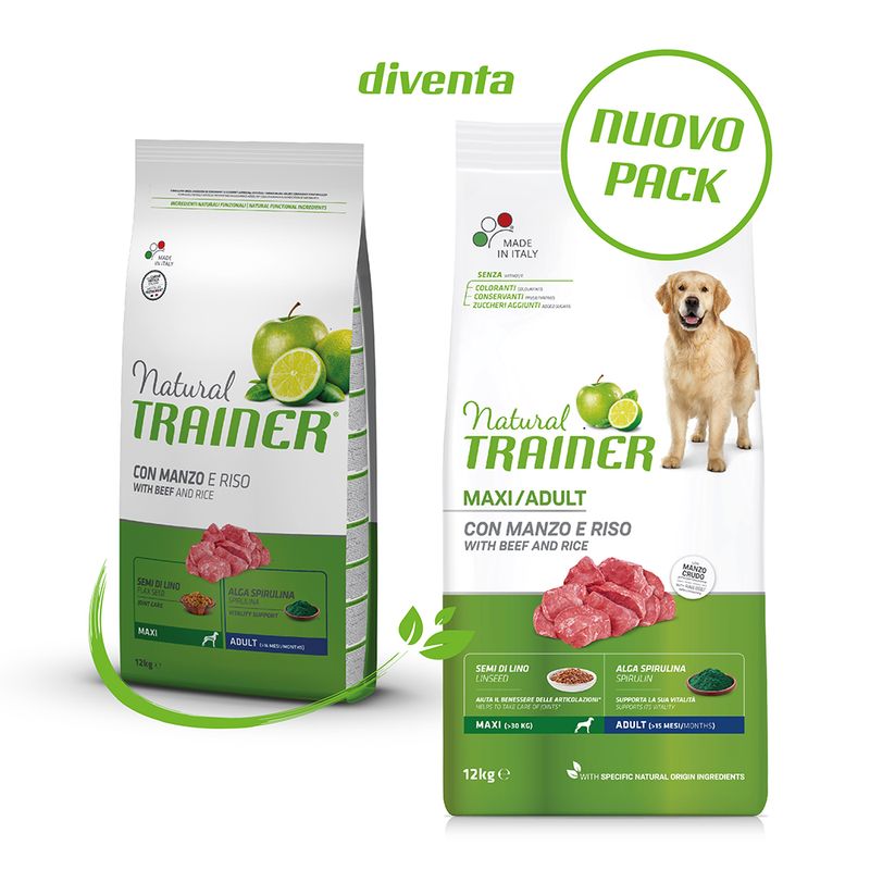 Zooplus Natural Trainer Maxi Adult con Manzo & Riso Shopping Online