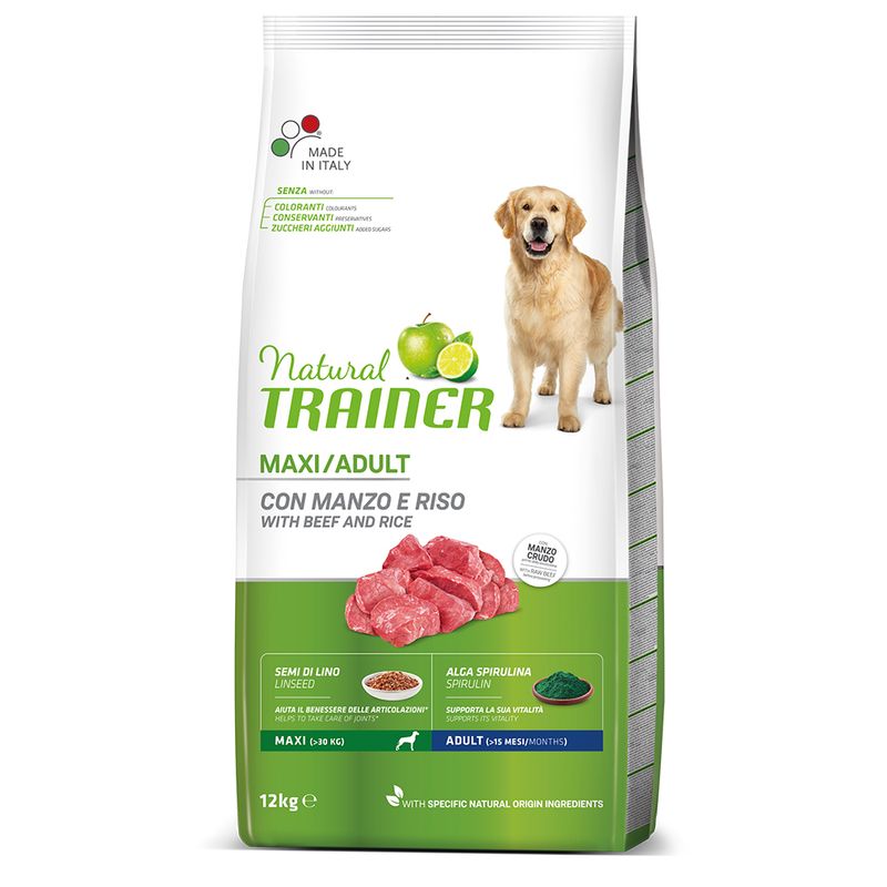 Zooplus Natural Trainer Maxi Adult con Manzo & Riso Shopping Online