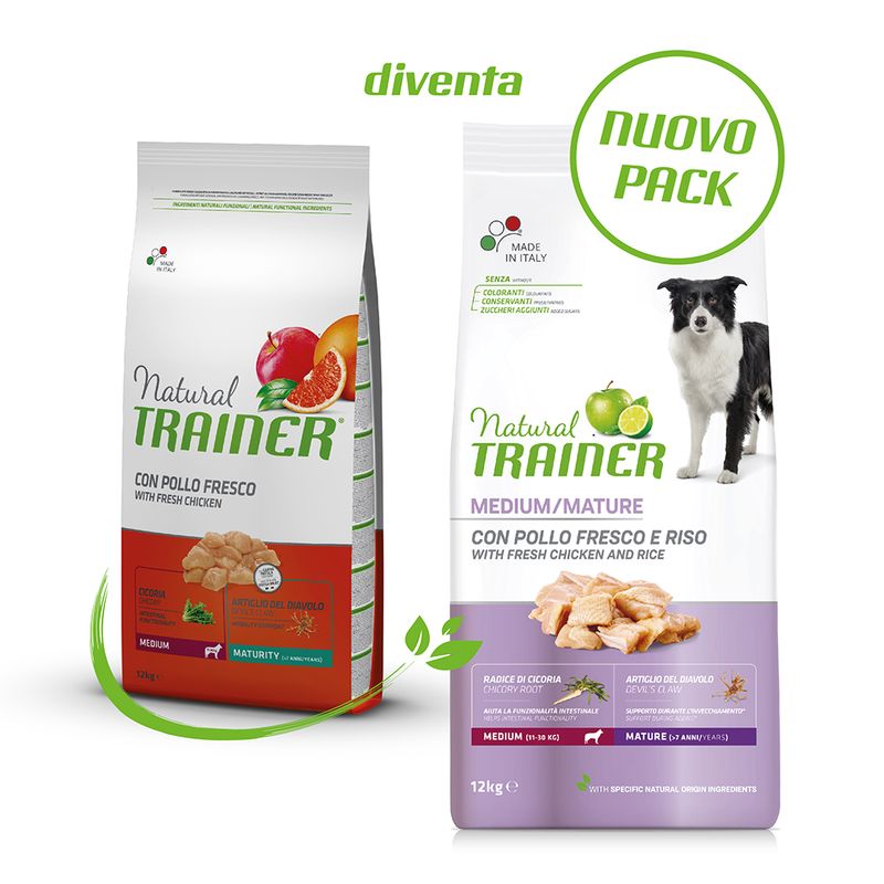 Zooplus Natural Trainer Medium Maturity con Pollo fresco Prezzo Ridotto