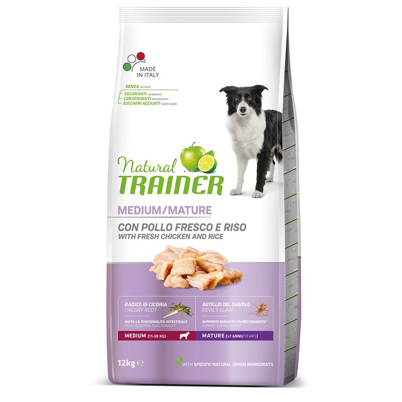 Zooplus Natural Trainer Medium Maturity con Pollo fresco Prezzo Ridotto