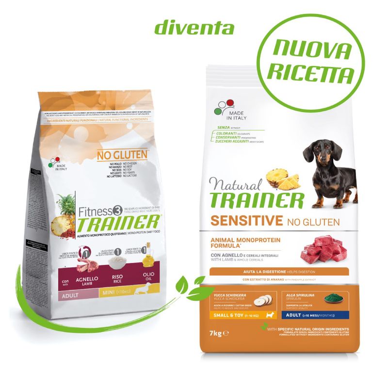 Zooplus Natural Trainer Sensitive No Gluten Adult Small Monoproteico con Agnello Presa