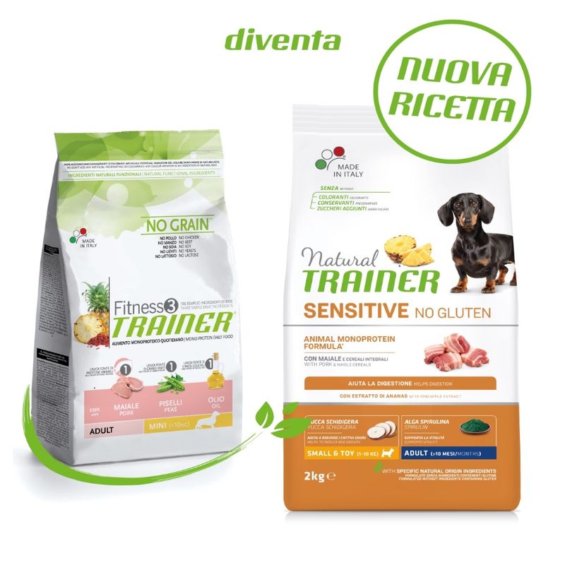Zooplus Natural Trainer Sensitive No Gluten Adult Small Monoproteico con Maiale Outlet