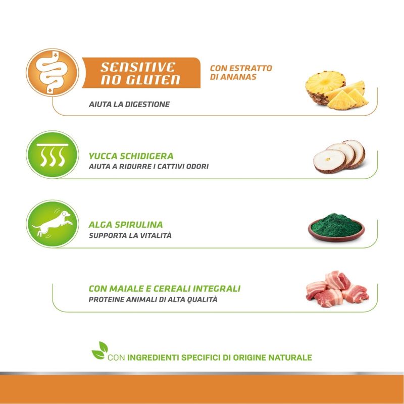 Zooplus Natural Trainer Sensitive No Gluten Adult Small Monoproteico con Maiale Outlet