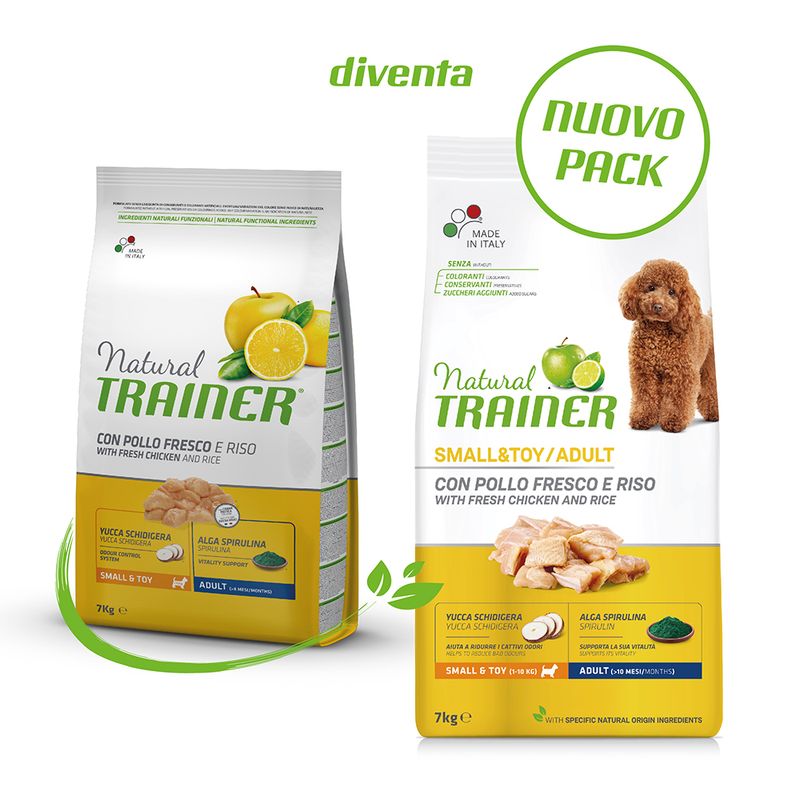 Zooplus Natural Trainer Adult Small & Toy con Pollo fresco & Riso Offerte