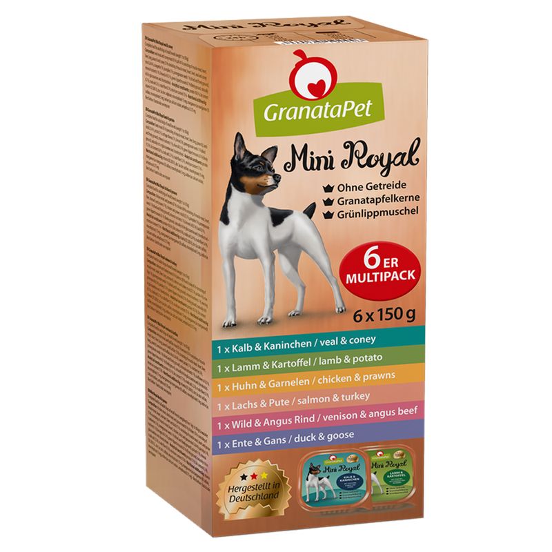 Zooplus GranataPet Mini Royal Pacco misto 150 g I Più Venduti