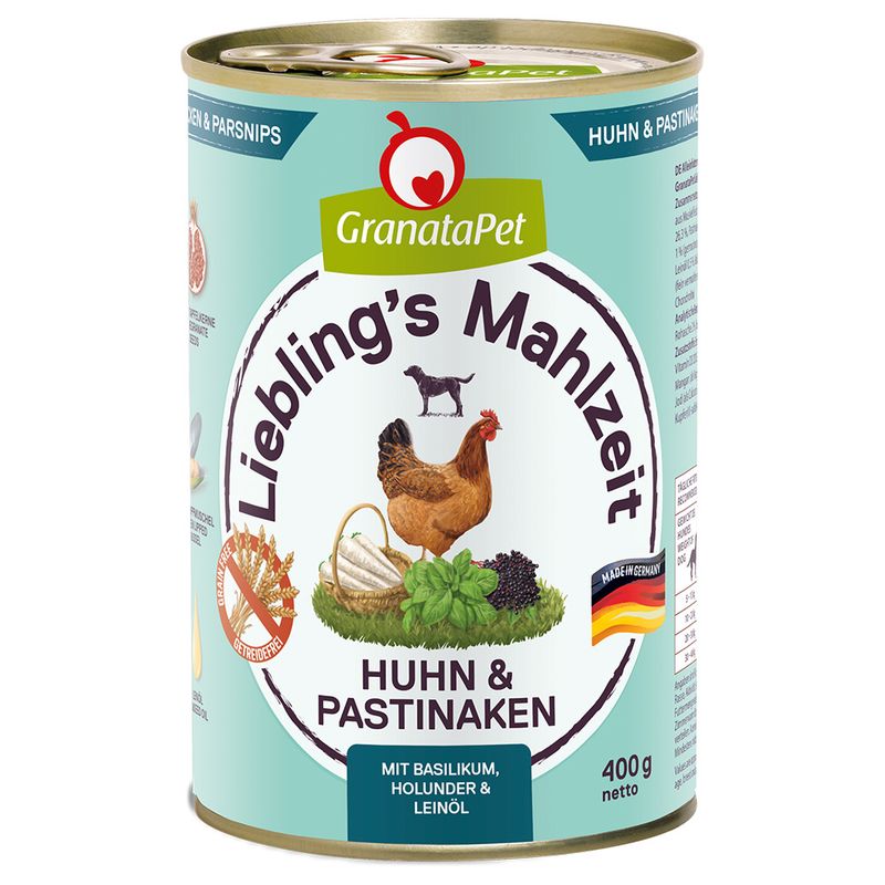 Zooplus Granatapet 24 x 400 g Alimento umido per cane Negozio