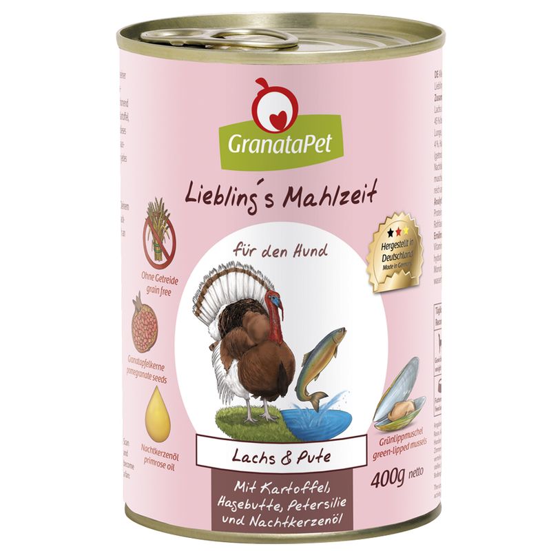 Zooplus GranataPet Pacco misto 6 x 400 g Alimento umido per cani Moda