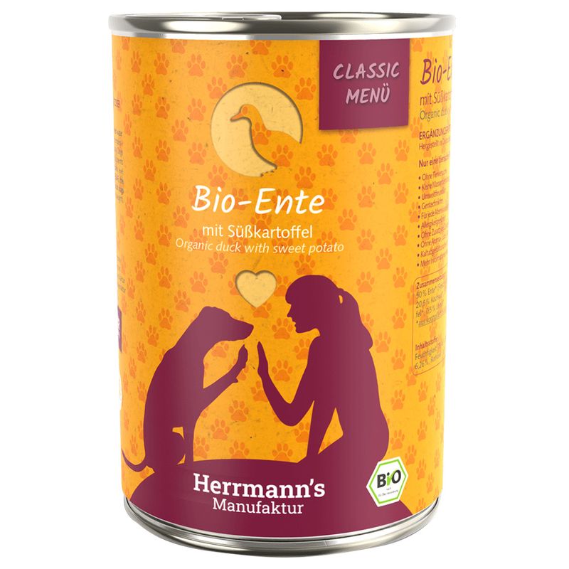 Zooplus Herrmann's Classic Bio Menù 12 x 400 g Umido per cane Sconto di tempo limitato