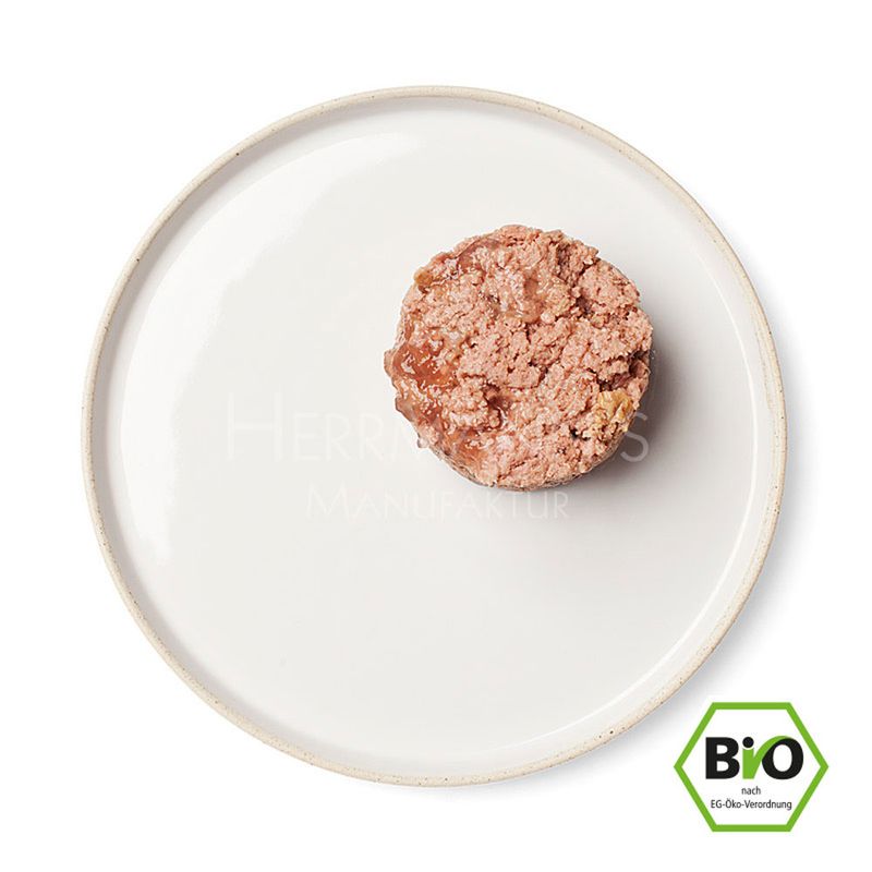 Zooplus Herrmann's Bio Carne pura 6 x 800 g Alimento umido Negozio online di fabbrica