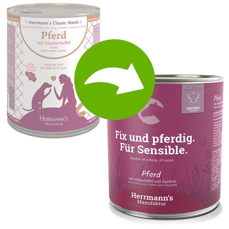 Zooplus Herrmann's Bio Menù Sensitive 12 x 800 g Umido cane Comprare a buon mercato