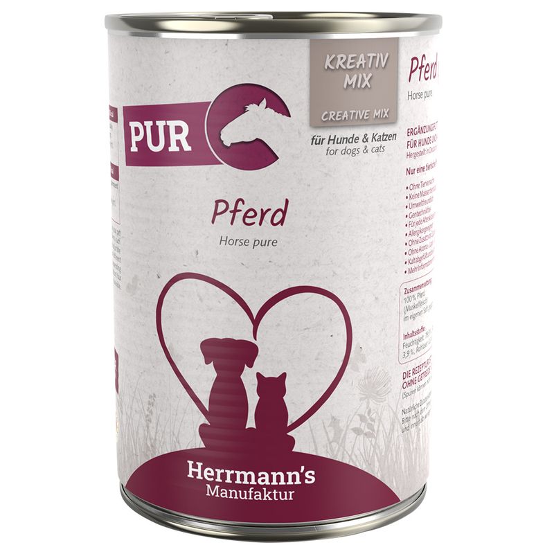 Zooplus Herrmann's Bio Carne pura 24 x 400 g Alimento umido Vendite stagionali