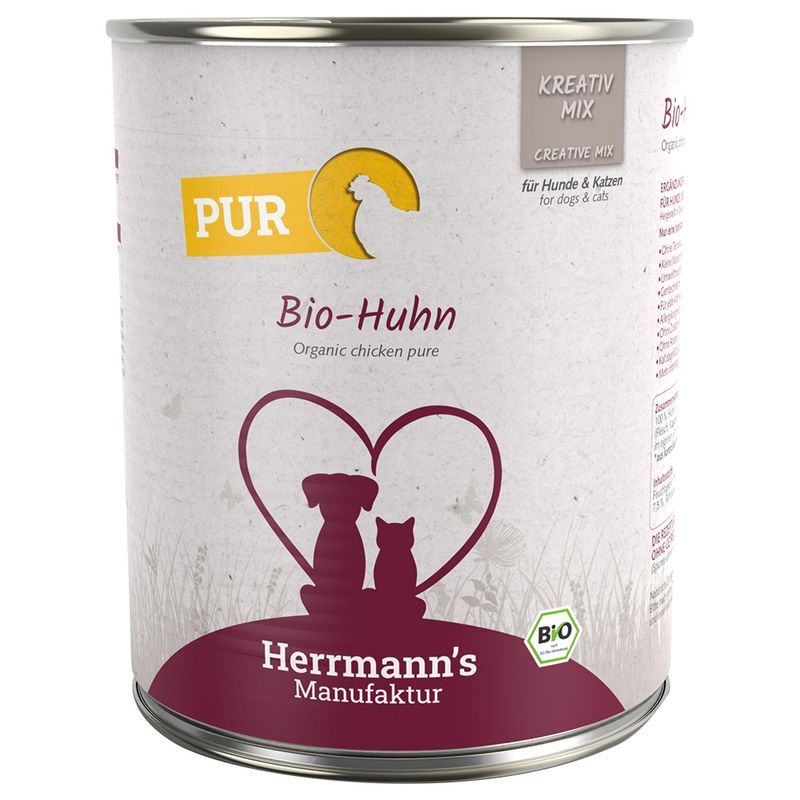 Zooplus Herrmann's Bio Carne pura 24 x 800 g Alimento umido Black Friday
