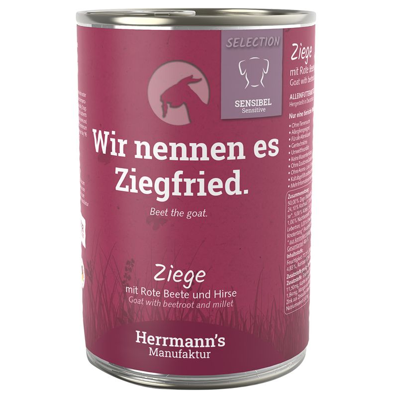 Zooplus Herrmann's Selection Sensitive 24 x 400 g Umido per cane Cyber Monday