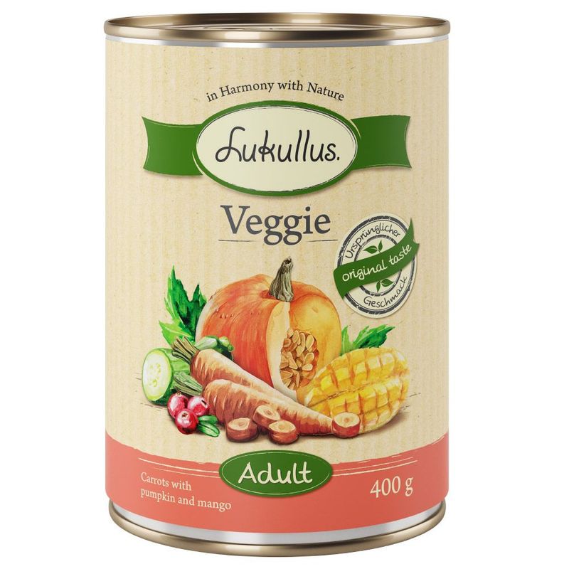 Zooplus 20 + 4 gratis 24 x 400 g Lukullus Umido per cani Offerta Giorno del Papà