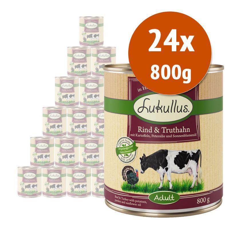 Zooplus Lukullus 24 x 800 g Umido cane Offerta San Valentino