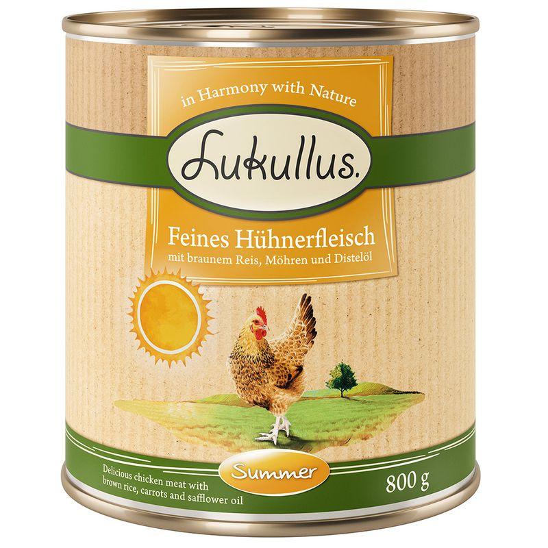 Zooplus Lukullus 12 x 800 g Alimento umido per cani Offerta Anniversario