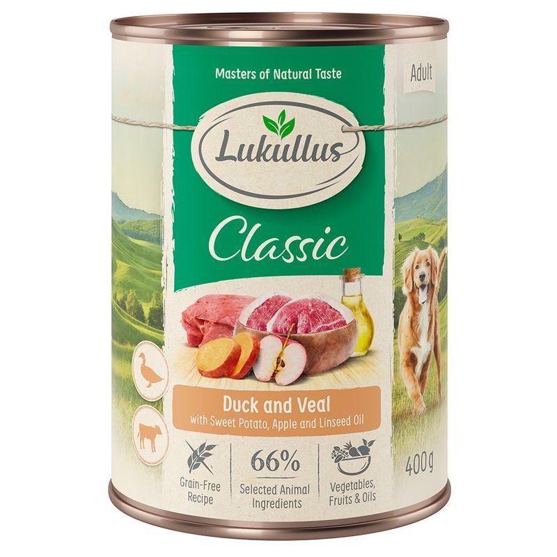 Zooplus Lukullus Adult senza cereali 6 x 400 g Alimento umido per cani Offerta migliore