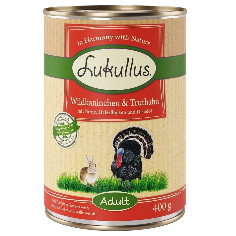 Zooplus Lukullus 24 x 400 g Alimento umido per cani Offerta temporanea