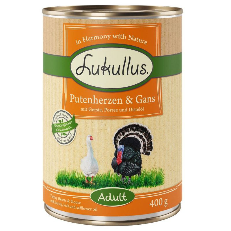 Zooplus Lukullus 24 x 400 g Alimento umido per cani Offerta temporanea