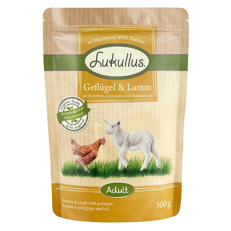 Zooplus Lukullus in buste senza cereali 6 x 300 g Offerte esclusive