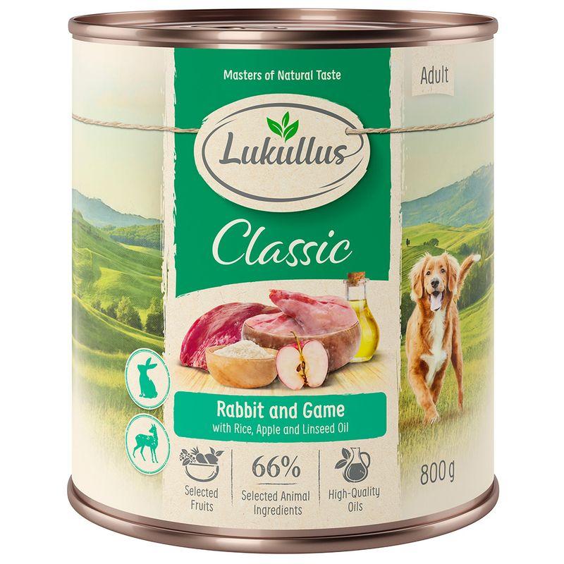Zooplus Lukullus Adult 6 x 400 g Alimento umido per cani Grandi sconti