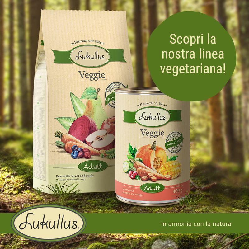 Zooplus Lukullus Veggie 6 x 400 g Umido cane Liquidazione