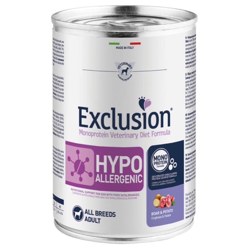 Zooplus Exclusion Diet Hypoallergenic 24 x 400 g Ritorno libero