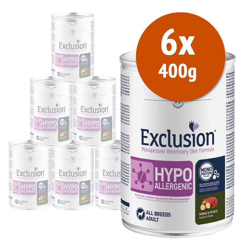 Zooplus Exclusion Diet Hypoallergenic 6 x 400 g Rilascio limitato
