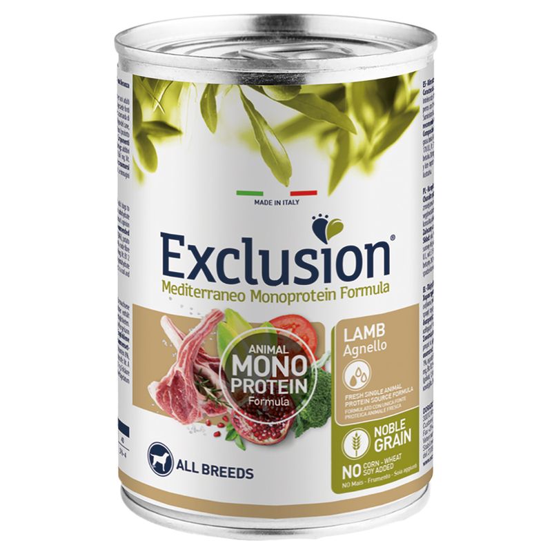 Zooplus Exclusion Mediterraneo Adult 6 x 400 g Promozione temporanea