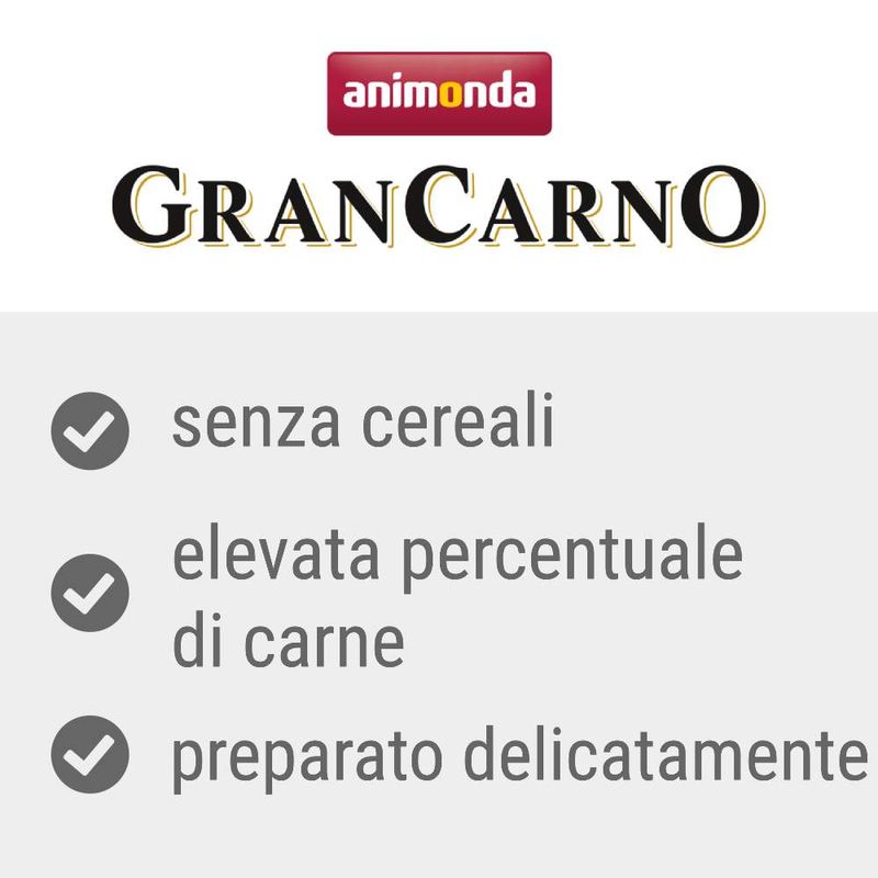 Zooplus animonda GranCarno Original 24 x 800 g Umido per cane Officina