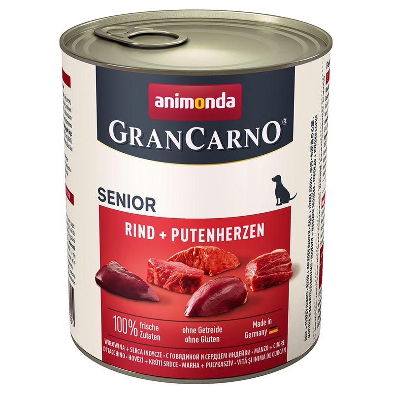 Zooplus animonda GranCarno Original Senior 6 x 800 g Nuovo