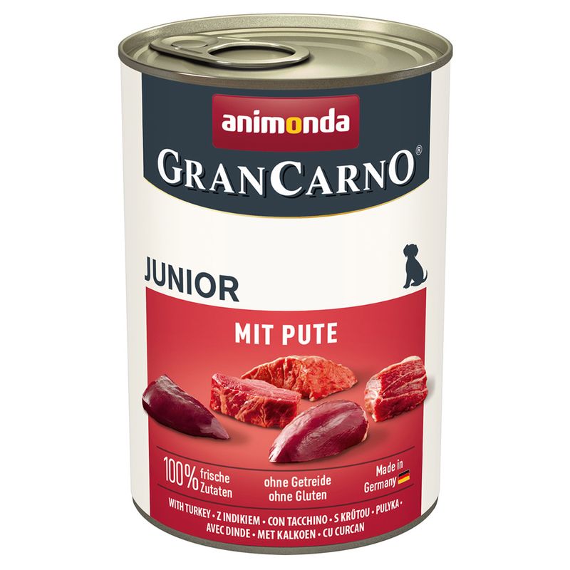Zooplus animonda GranCarno Original Junior 6 x 400 g Umido per cane Qualità