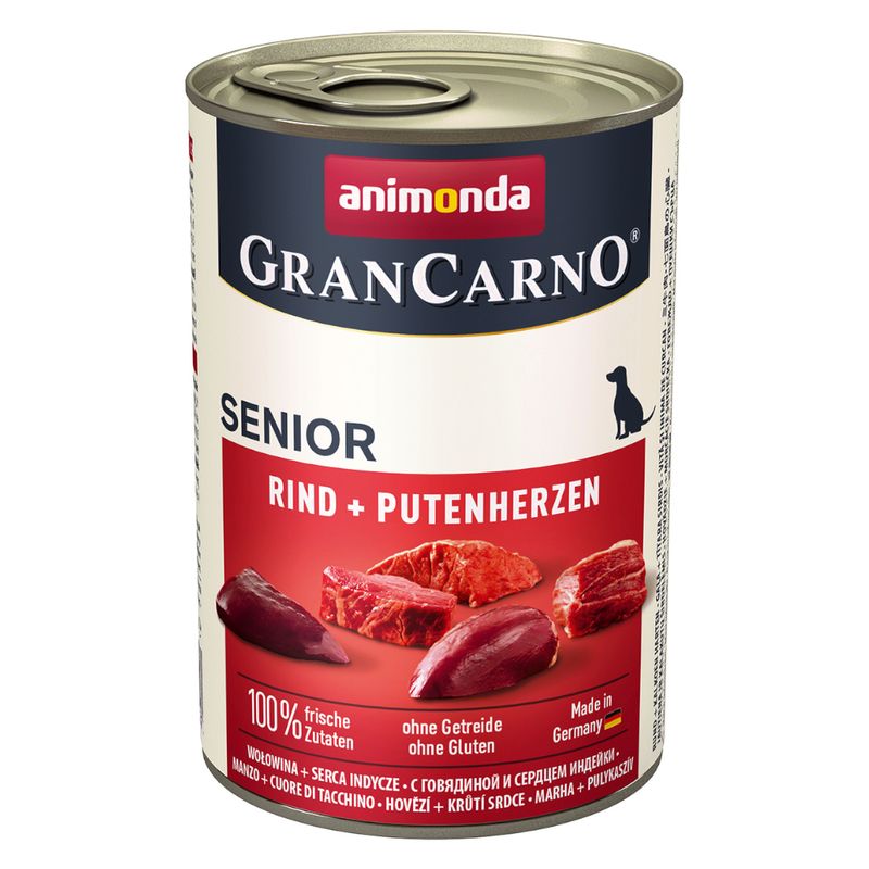 Zooplus animonda GranCarno Original Senior 6 x 400 g Umido per cane Vendita