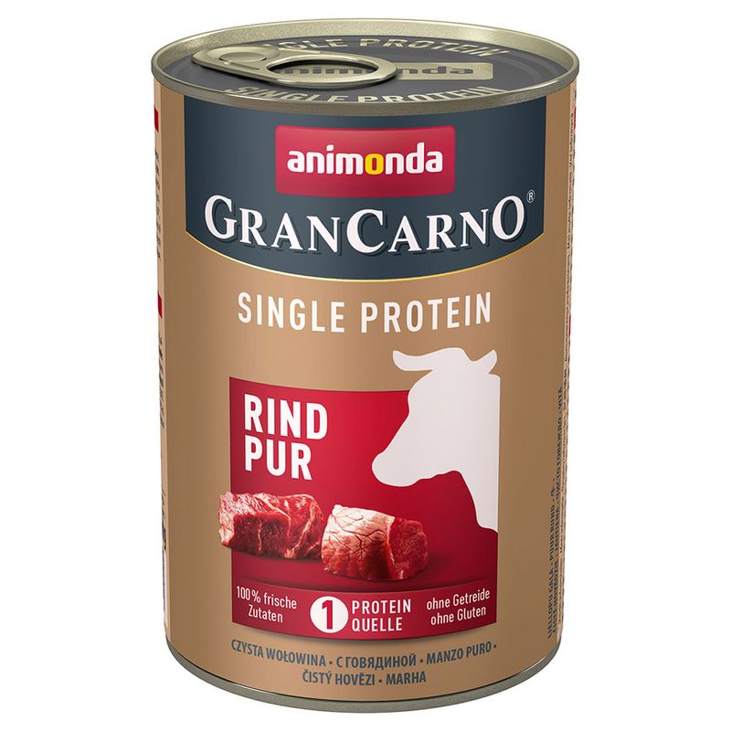 Zooplus animonda GranCarno Adult Single Protein 6 x 400 g Promozione