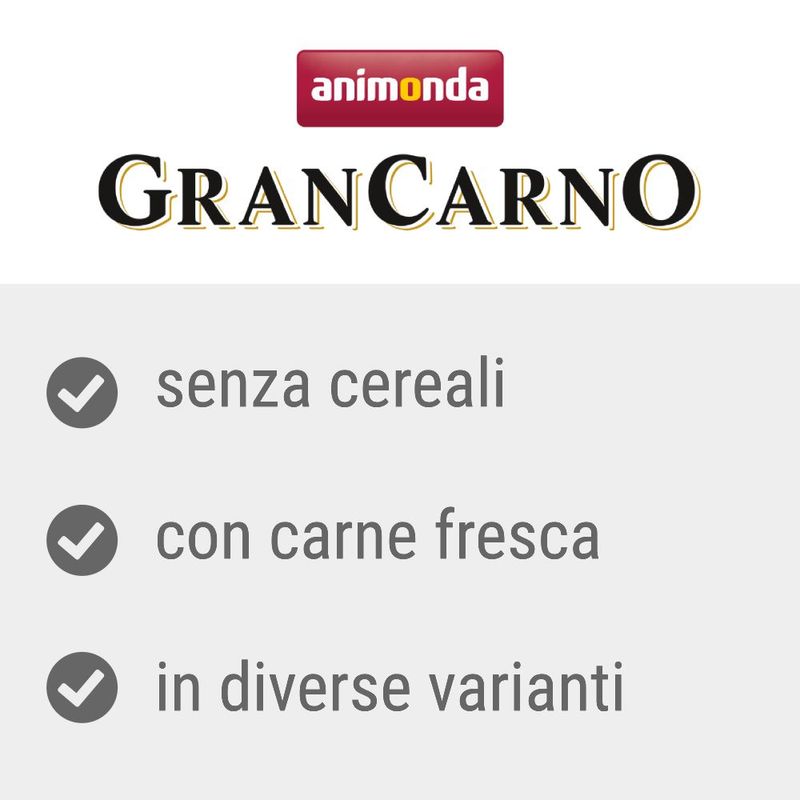 Zooplus animonda GranCarno Adult Country 22 x 150 g Umido per cane Pezzi Unici