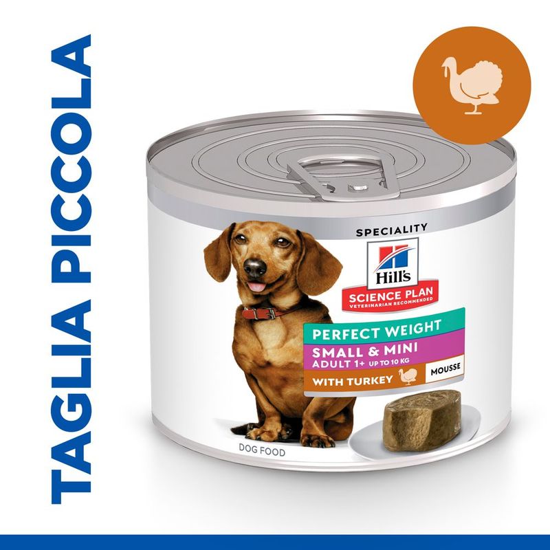 Zooplus Hill's Science Plan Perfect Weight Adult Small & Mini Mousse umido per cane Novità