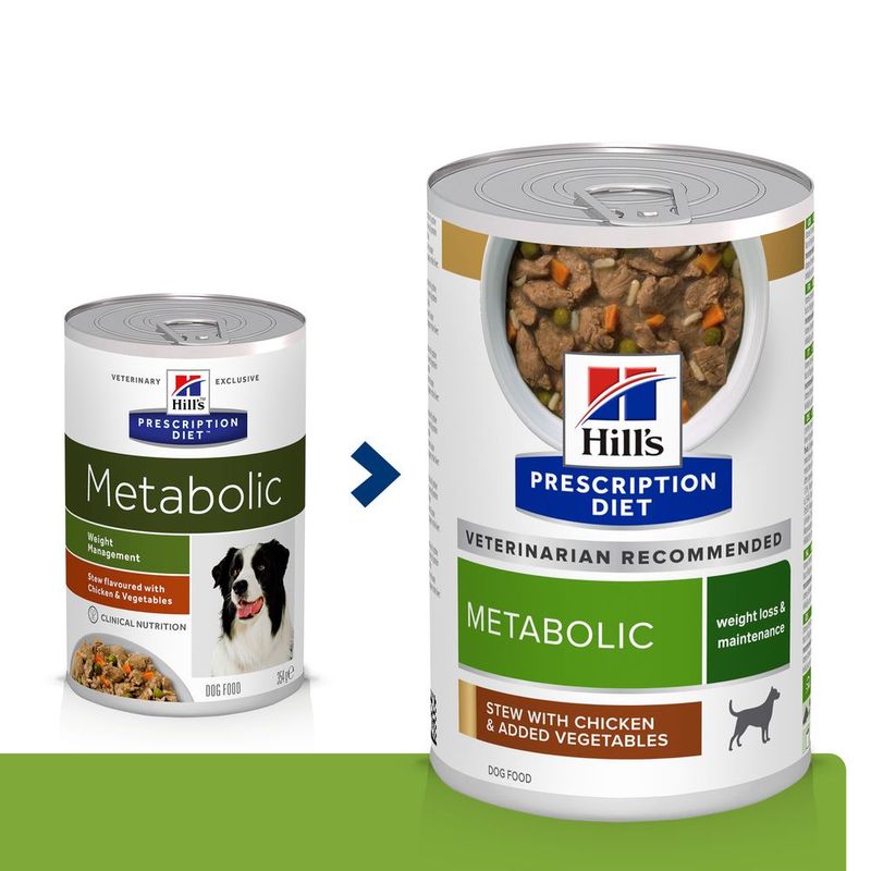 Zooplus Hill's Prescription Diet Metabolic Spezzatino Pollo & Verdure umido cane Spedizione gratuita