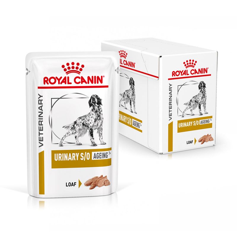 Zooplus Royal Canin Urinary S/O Ageing 7+ Veterinary Patè umido per cane Smaltimento dello stoccaggio
