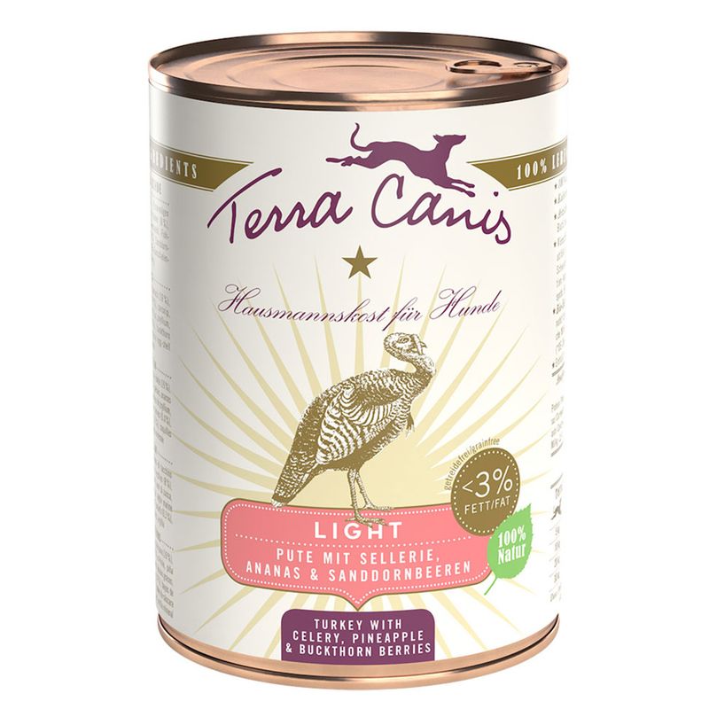 Zooplus Terra Canis Light 12 x 400 g Alimento umido per cani Liquidazione