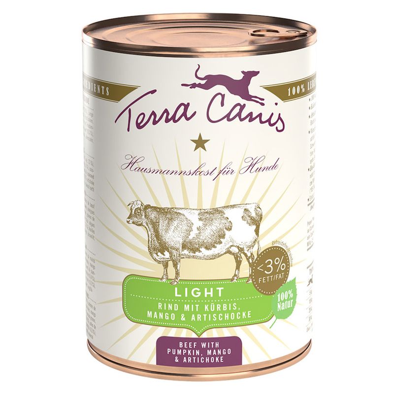 Zooplus Terra Canis Light 12 x 400 g Alimento umido per cani Liquidazione