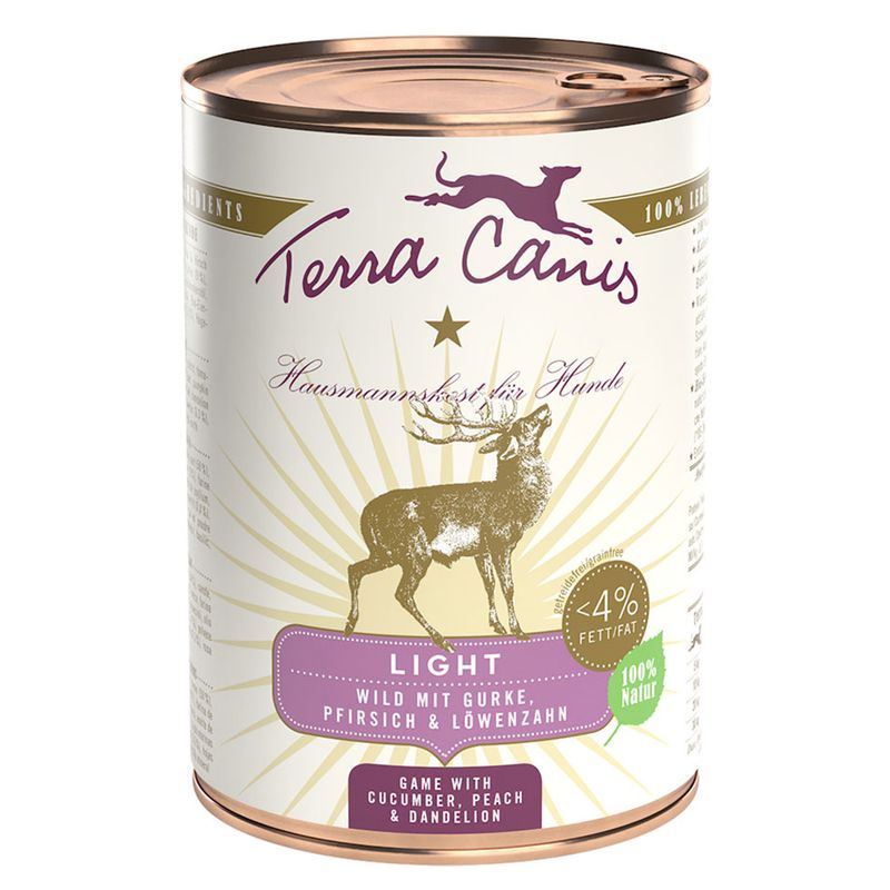 Zooplus Terra Canis Light 12 x 400 g Alimento umido per cani Liquidazione