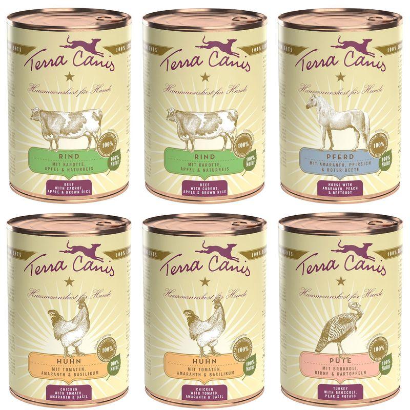 Zooplus Terra Canis Classic 6 x 400 g Alimento umido per cane Offerte giornaliere