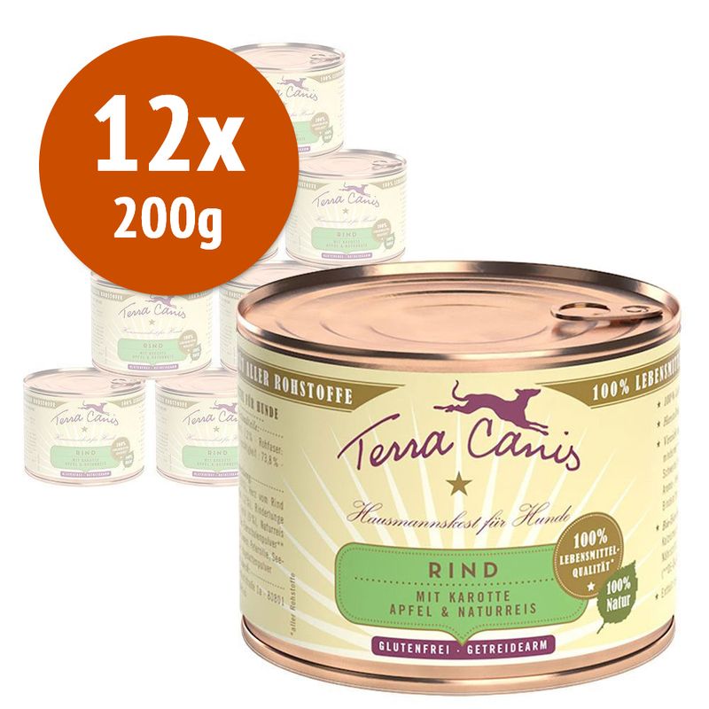 Zooplus Terra Canis 12 x 200 g Alimento umido per cani Offerte speciali