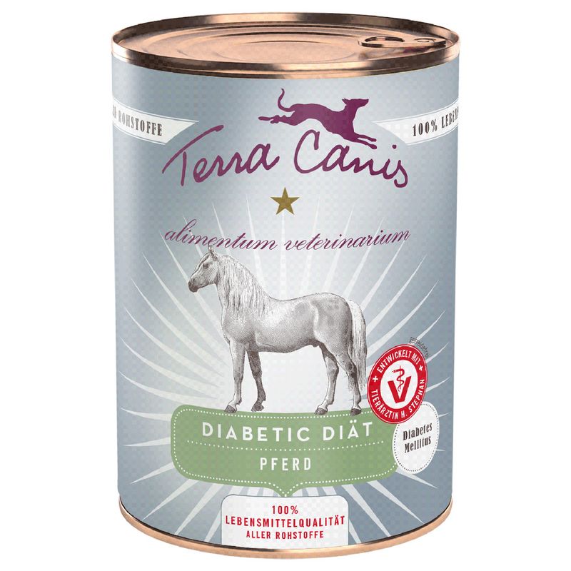 Zooplus Multipack risparmio Terra Canis Alimentum Veterinarium Diabetic Diet 12 x 400 g Rilascio limitato