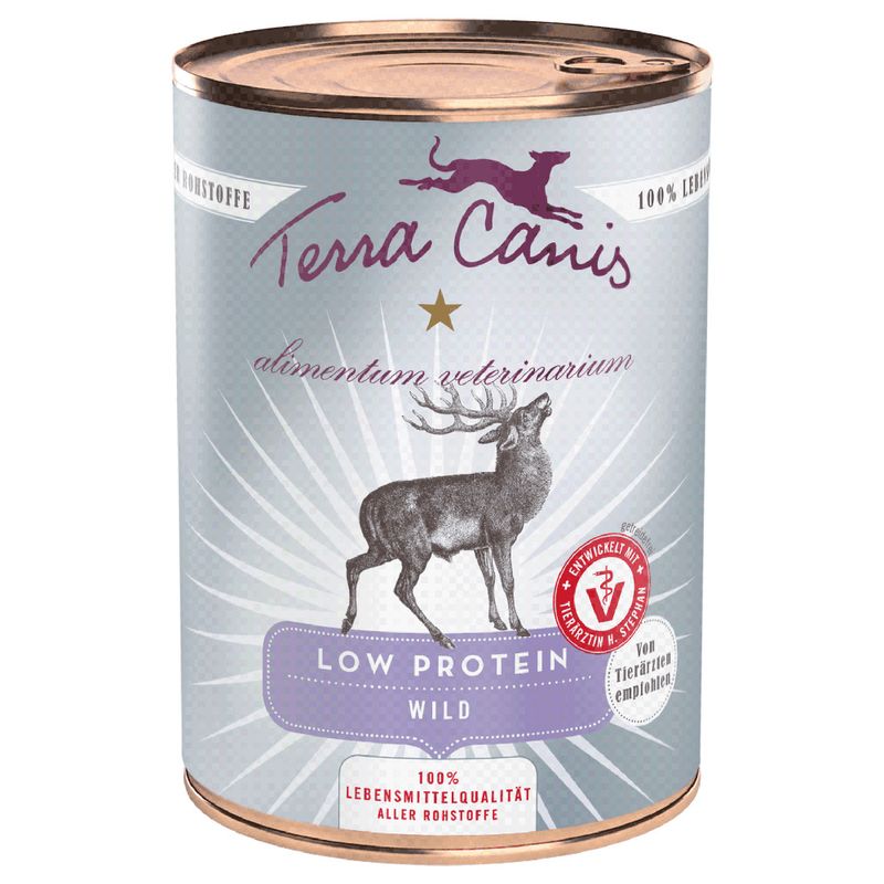 Zooplus Multipack risparmio Terra Canis Alimentum Veterinarium Low Protein 12 x 400 g Latest stili