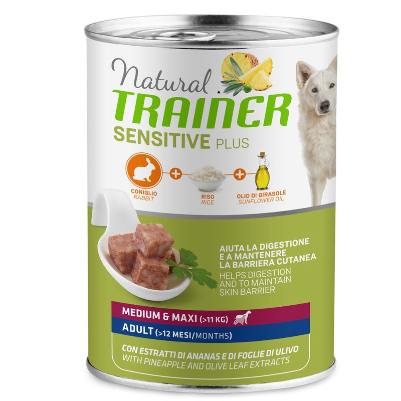 Zooplus Trainer Natural Sensitive Plus Adult 400 g Sostegno trimestrale