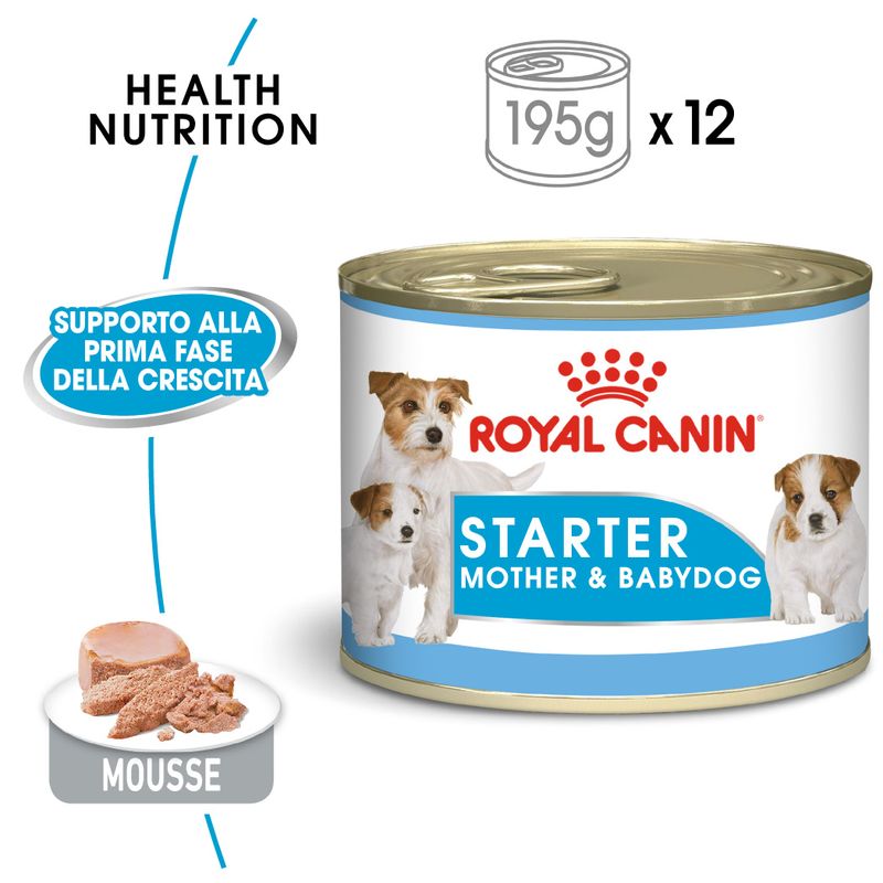 Zooplus Royal Canin Starter Mousse Mother & Babydog umido per cane Vendita