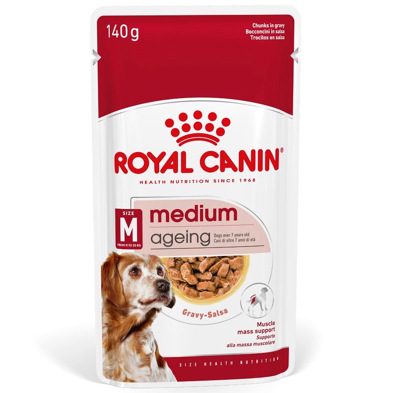 Zooplus Royal Canin Medium Ageing umido in salsa per cane Negozi Online